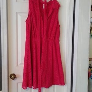 Coral Airy Dress